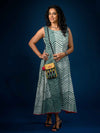 'Ash' Hand-dyed Shibori Pure Cotton Dress