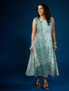 'Ash' Hand-dyed Shibori Pure Cotton Dress