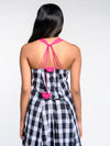 Ivy Handwoven Checkered Pure Cotton Dress