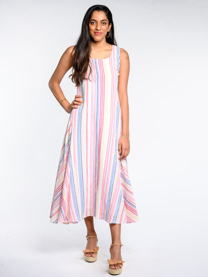 'Lily' Handwoven Pure Cotton Dress