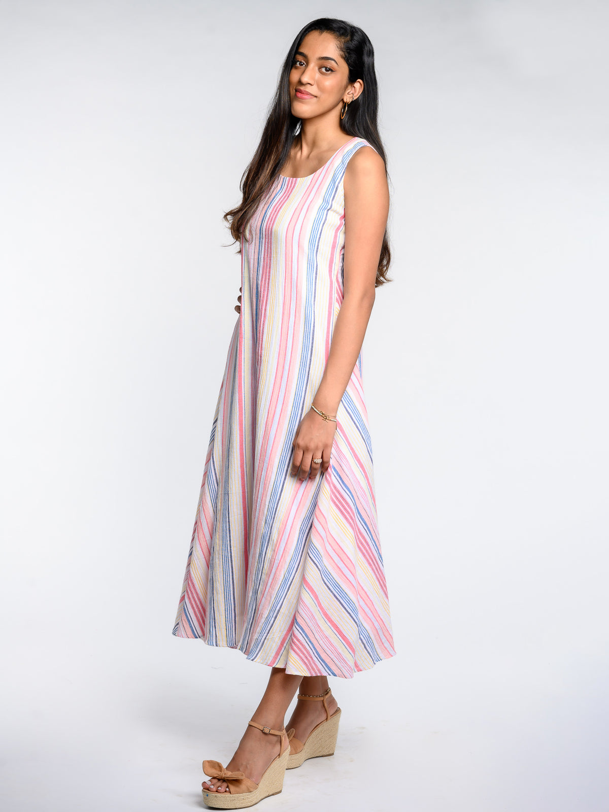 'Lily' Handwoven Pure Cotton Dress