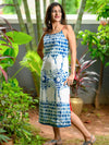 Evil Eye Hand-dyed Shibori Pure Cotton Dress