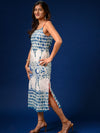 Evil Eye Hand-dyed Shibori Pure Cotton Dress