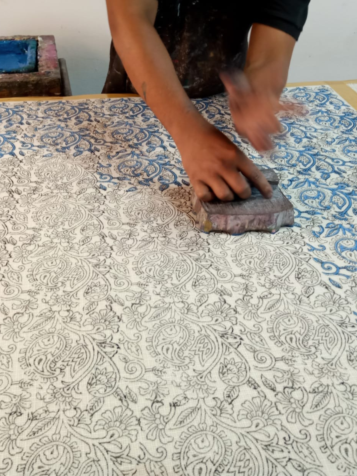 'Hope' Hand Blockprinted Pure Cotton Shrug